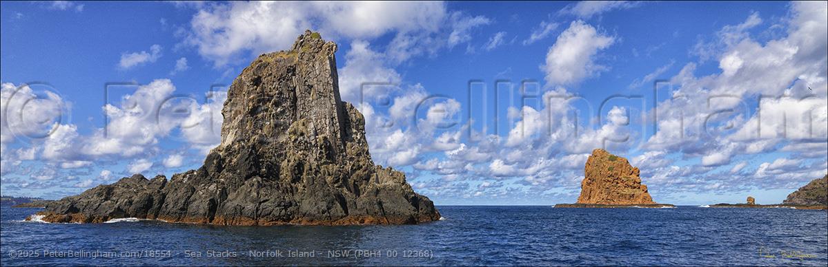 Peter Bellingham Photography Sea Stacks - Norfolk Island - NSW (PBH4 00 12368)